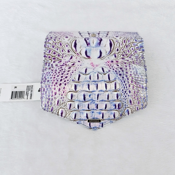 NWT Brahmin HARMONIOUS Large Caroline w/ Veronica Wallet !!GORGEOUS IRIDESCENT!! - Picture 14 of 16